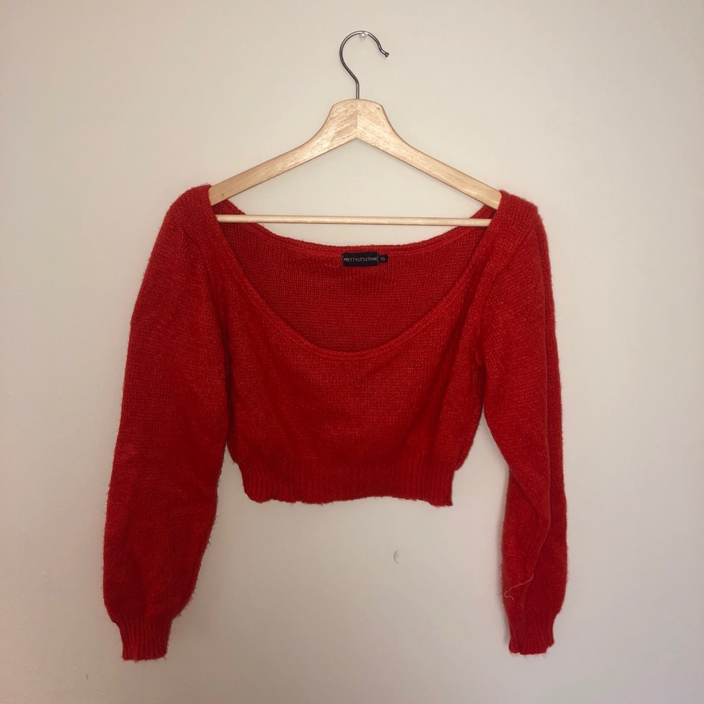 Pretty Little Thing Off-the-Shoulder Sweater